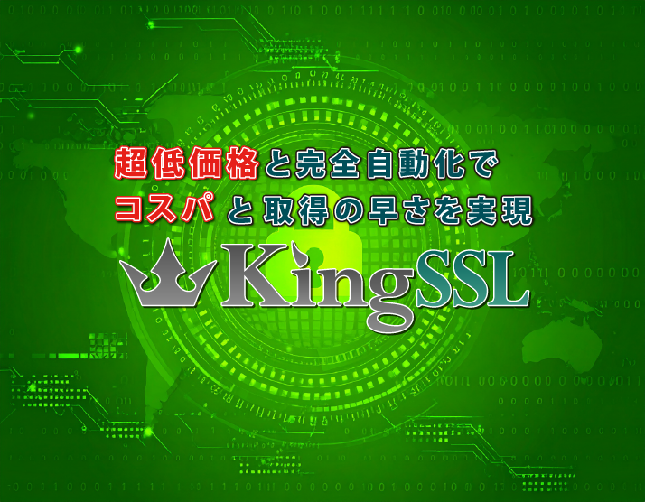 KingSSL超低価格画像
